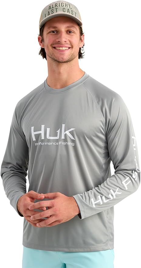 HUK Mens Pursuit Vented Long Sleeve, 30 UPF Fishing Shirt