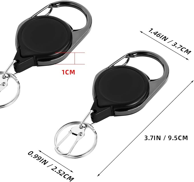 Fishing Fly Fishing Zinger Retractor, Fishing Knot Tool,Line Clipper Retractor for Fly Fishing, Freshwater Saltwater Angler Accessories Lightweight Durable Design