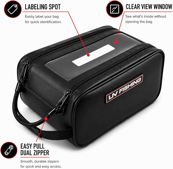 EZ PRO Tackle Storage Bag - Waterproof, Easy-Grip Pull Handle