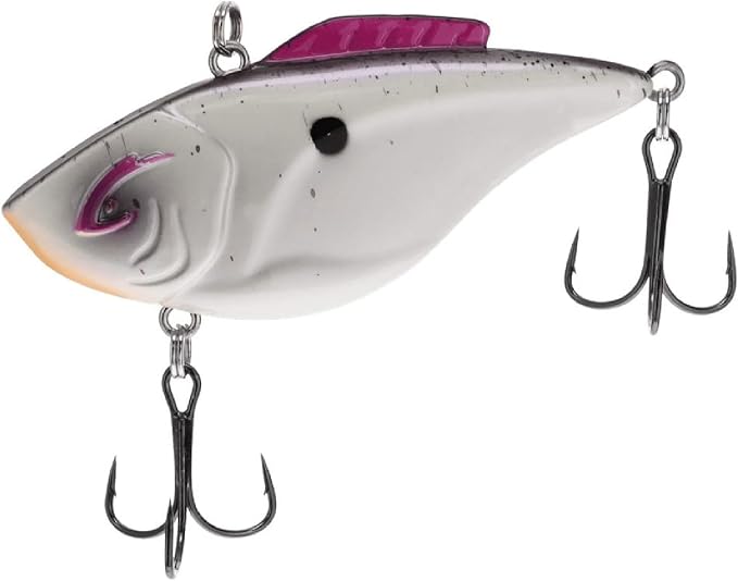 Bill Lewis Hammer-Trap - Freshwater Lifelike Lipless Crankbait Fishing Lure with Mustad Triple Grip Hooks, 3/8 Oz - 5/8 Oz