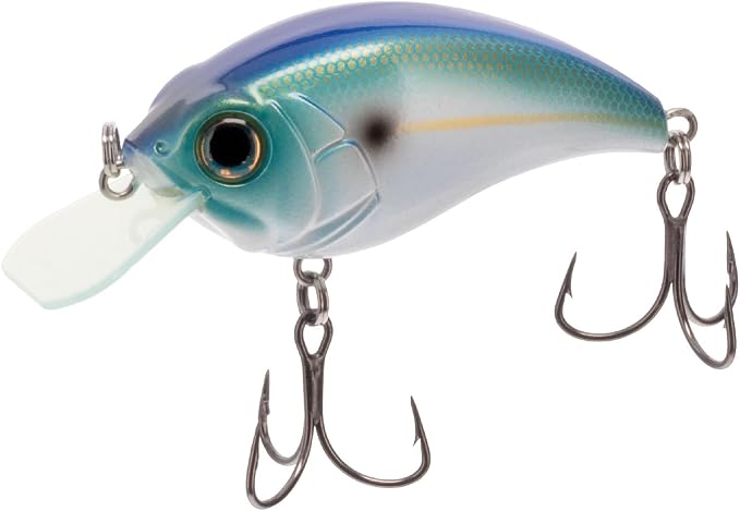 Bill Lewis Lifelike SB-57 3/8 OZ. MDJ Series Squarebill Crankbait Fishing Lure with Mustad Triple Grip Hooks