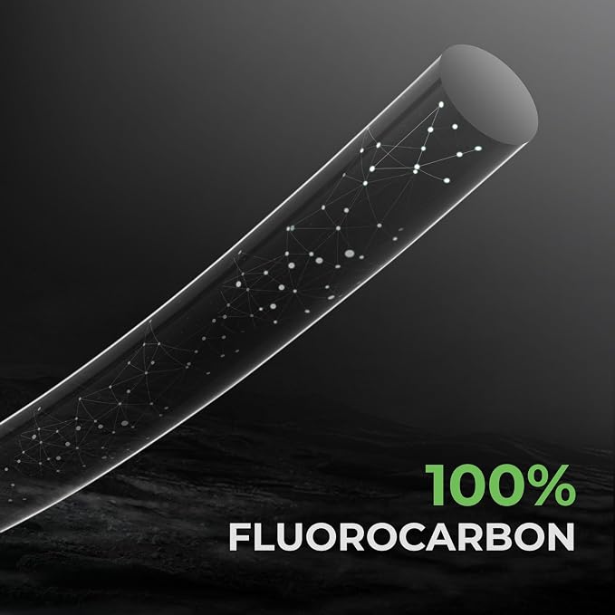 KastKing Kovert 100% Fluorocarbon Fishing Line - Clear Fishing Leader, High Sensitivity, Strong Knot Strength, Shock & Abrasion Resistant, Extreme Clarity, Ultra-Low Visibility, Fast Sinking