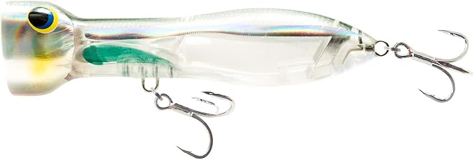 Nomad Design Chug Norris Topwater Popper Lure Collection – Floating Offshore Saltwater Surface Fishing Plug - Durable HD Body for Big Game - Realistic Splash & Erratic Action