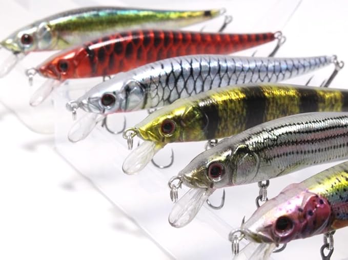 Minnow Crankbait for Bass Fishing Bass Lure Jerkbait Fishing Lures and Tackle Box