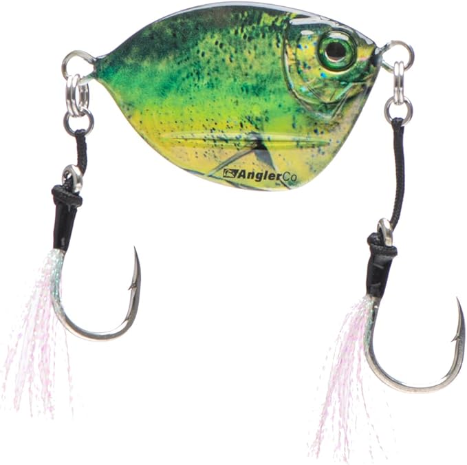 Imposter Jig, Mahi Pattern, Slow Pitch Jig for Inshore or Offshore Fishing