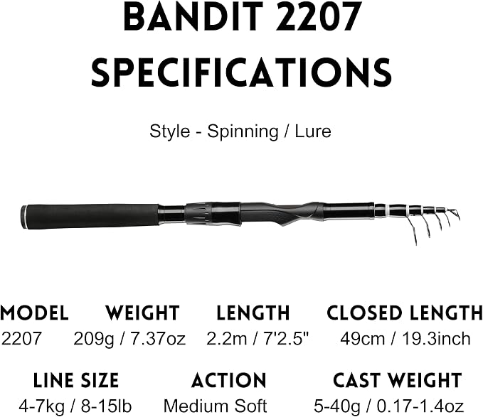 Whistytwig Carbon Fiber Telescopic Fishing Rod - Portable Collapsible Design for Travel and Adventure - Versatile Saltwater and Freshwater Fishing Pole