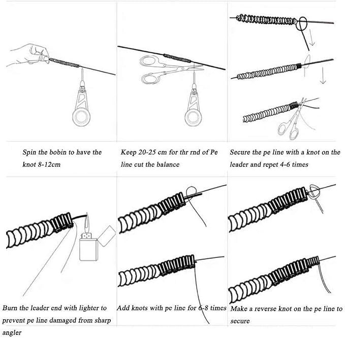 Fishing Bobbin Knotter FG GT RP Line Wire Knotting Tool Fishing Line Winder Assist Knotting Connector Accessories