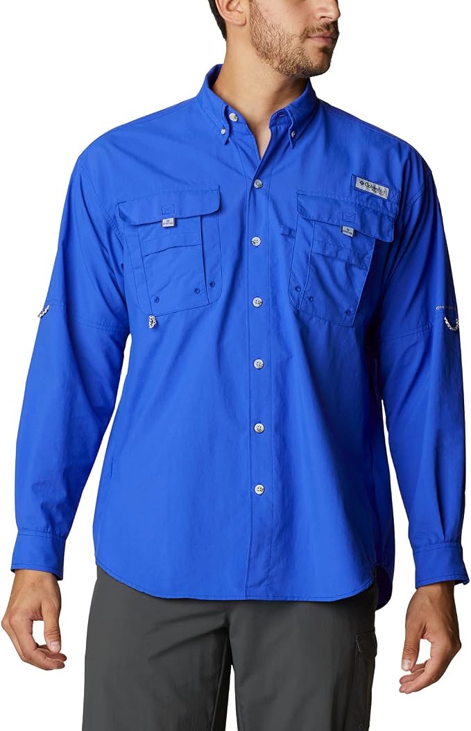 Columbia Men's PFG Bahama II Long Sleeve Fishing Shirt