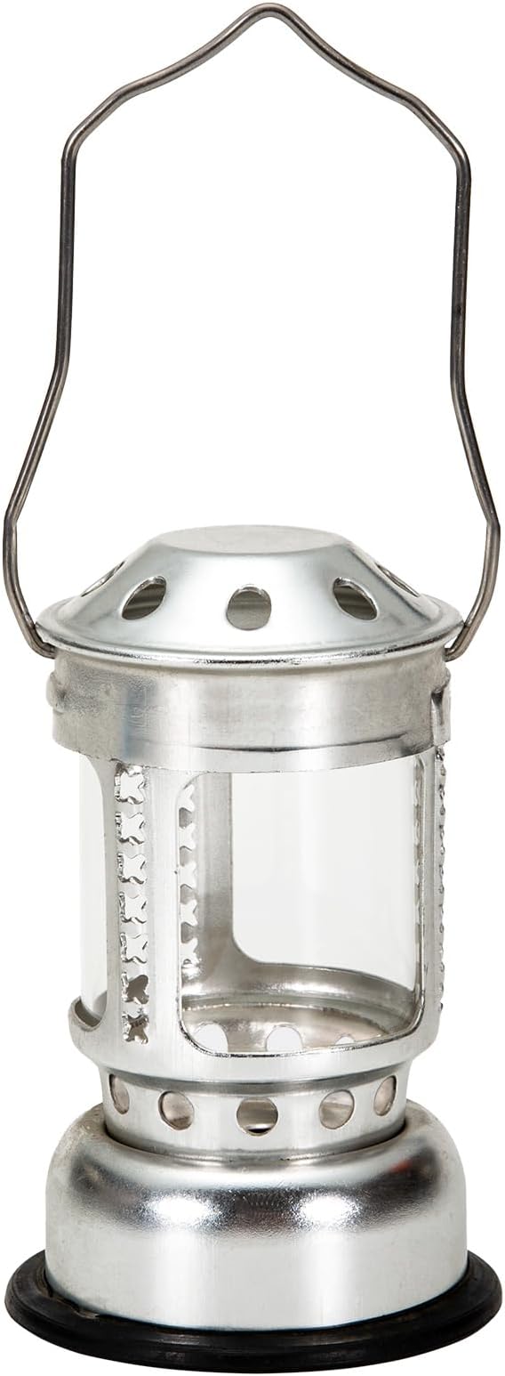 Candle Lantern Hanging Tea Light Lamp for Night Fishing, Lightweight Aluminium Alloy Lantern for Outdoor Camping, Emergency Candle Holder