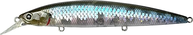 LUCKY CRAFT Surf Pointer 115MR Saltwater Fishing Lures for Halibut and Stripped Bass, Long Casting Jerkbait, Sinking Surf Fishing Gear, Fish Accessories for Tackle Box