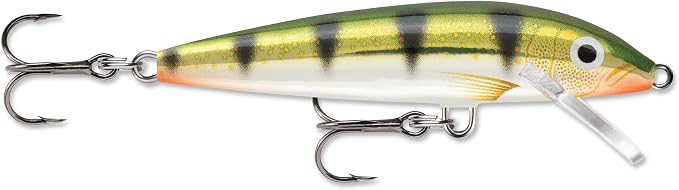 Rapala Original Floater, Balsa Minnow Lure, Topwater and Shallow Hard Bait, Trout Bass and Walleye, 2-3/4", Nordic Perch