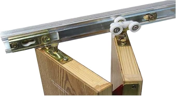 Johnson Hardware 100FD Commercial Grade Bi-Fold Door Hardware (48" - 4 Door System)