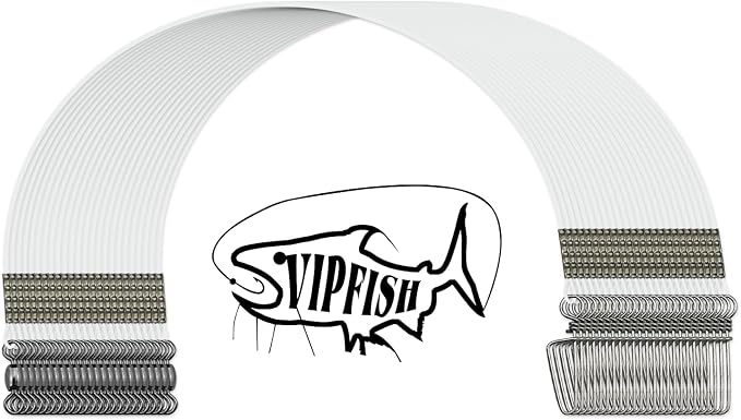 Fishing Fluorocarbon Leader with Crane Swivel and Snaps - Heavy Duty 20-80lb Fluorocarbon Leader Connects Lures, Bait, or Hooks for Saltwater & Freshwater Fishing
