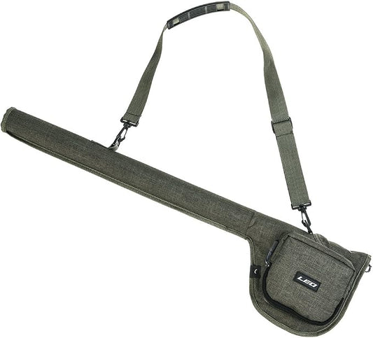 Fishing Rod Case Fishing Pole Bag with Reel Pouch Fly Fishing Bag for 9FT 2 Pieces/4Pieces Rod Fishing Rod Bag