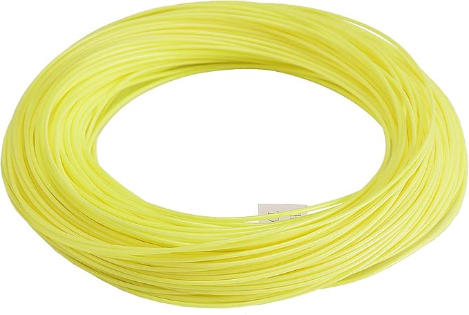 SF Fly Fishing Line Weight Forward Floating Fly Line for Fly Fishing 3wt 4wt 5wt 6wt 7wt 8wt 100FT Double Welded Loops