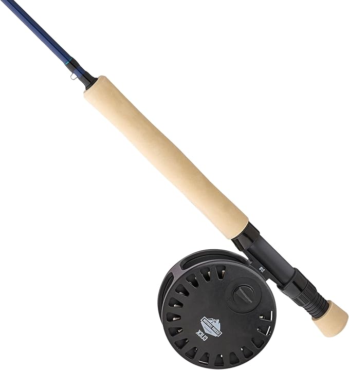 Shakespeare Cedar Canyon Carbon Fly Reel and Fishing Rod Combo Kit