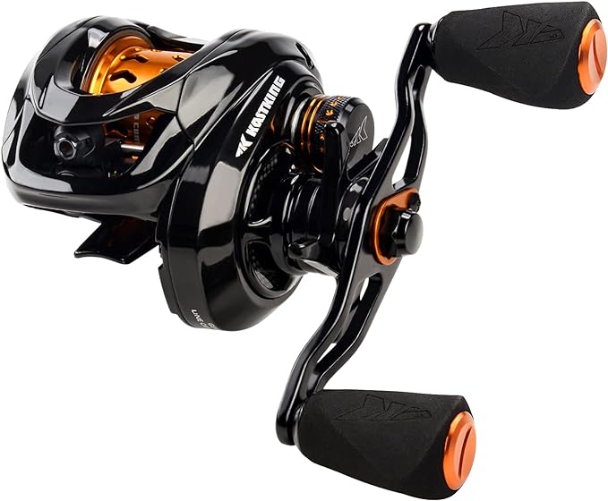 KastKing Zephyr Bait Finesse Baitcasting Reel, Carbon Fiber Fishing Reel - Drag Clicker Version, 7.2:1 Gear Ratio Fishing Reel - 5.6oz Lightweight Bait Finesse System Casting Reel