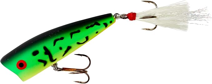 Rebel Lures Pop-R Topwater Popper Fishing Lure