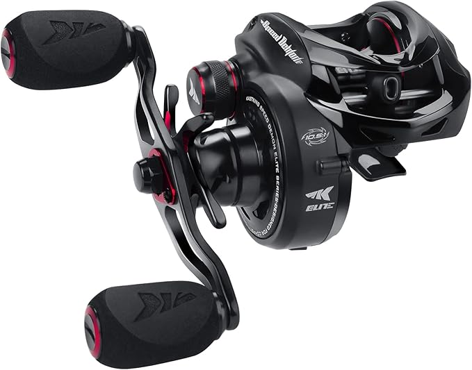 KastKing Speed Demon Elite Fishing Reel, World's Fastest 10.5:1 Gear Ratio/Deadbolt Baitcasting Reel, 10+1 Shielded Stainless Steel BB, CNC Lightweight Aluminum Frame, Available in Skipping Version