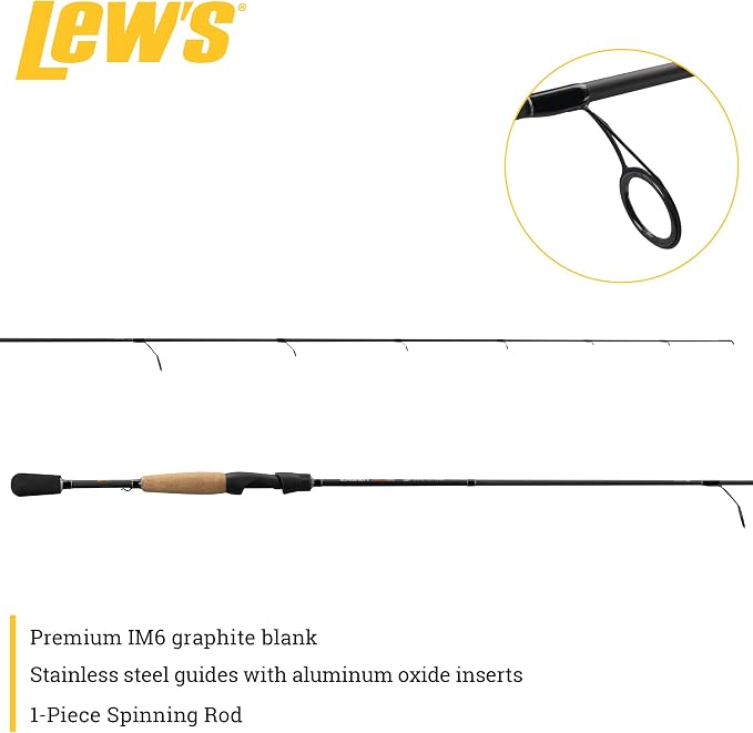 Lew's American Hero Tier 1 Casting Fishing Rod, HM50 Graphite Blank with Stainless Steel Guides, Split Grip EVA Handle, Multicam