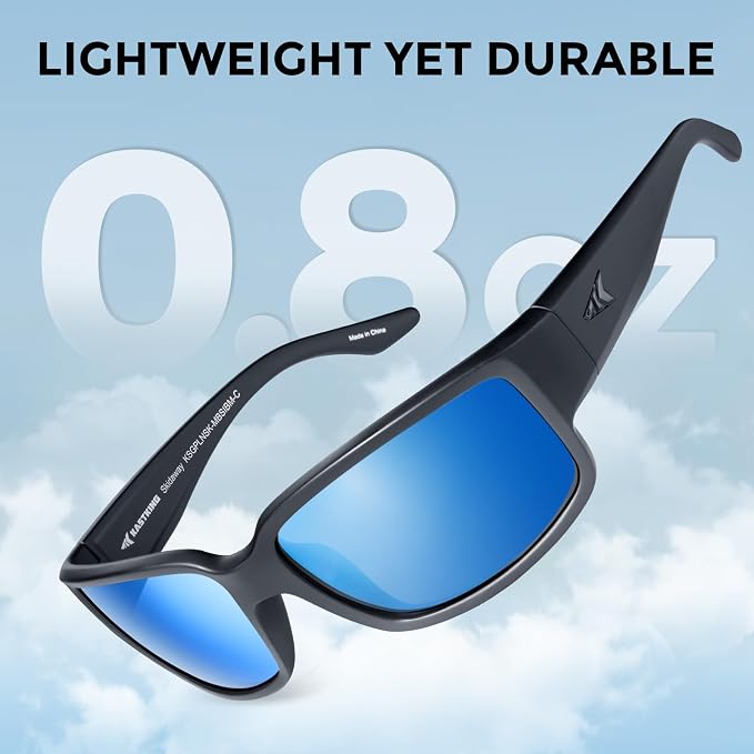 KastKing Skidaway Polarized Sport Sunglasses for Men and Women,Ideal for Driving Fishing Cycling and Running,UV Protection