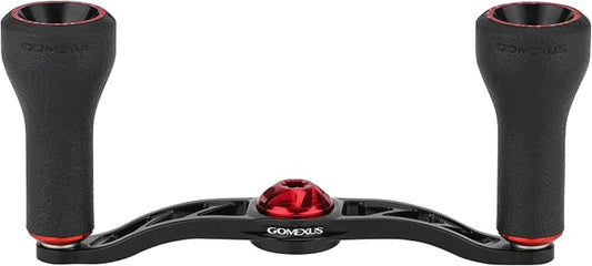 GOMEXUS Power Handle Compatible for Shimano Tranx Daiwa Zillion Abu Garcia 13 Fishing Baitcasting Reel Replacement Crank with TPE Knob, Bass Fishing