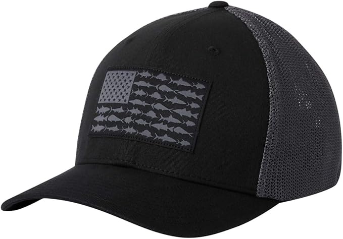 Columbia Unisex Adult PFG Logo Mesh Ball Cap