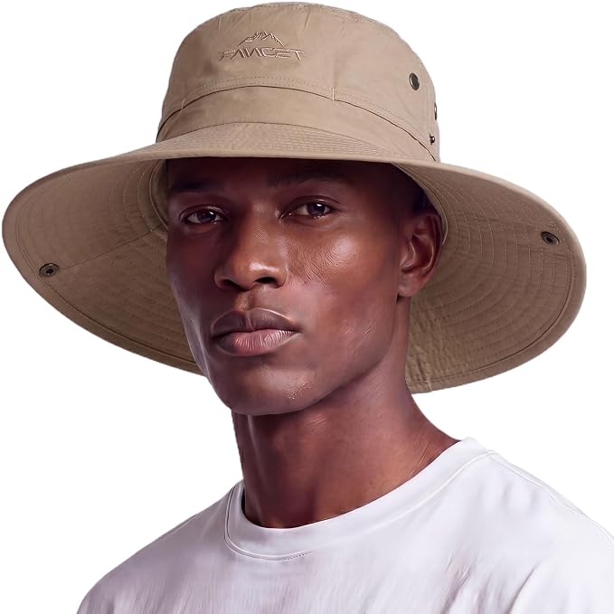 TOP-EX UVCoolix™ Cooling Touch Breathable UPF50+ Waterproof Wide Brim UV Protection Sun Hats Big Head XL XXL