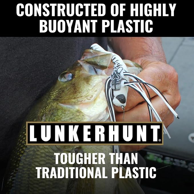 Lunkerhunt Dragonfly Lure with Double Skirted Wings | Perfect Topwater Fishing Lures for Bass, Trouth and Pike, Weedless Bait (Dasher)