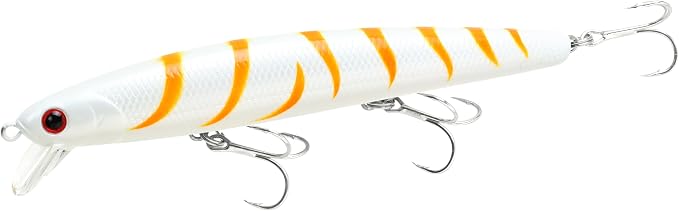 LUCKY CRAFT FlashMinnow 110, Saltwater Fishing Lures, Jerkbait Surf Fishing Accessories and Gear, 1-2 ft Slow Suspending Topwater Lure, Halibut and Bass