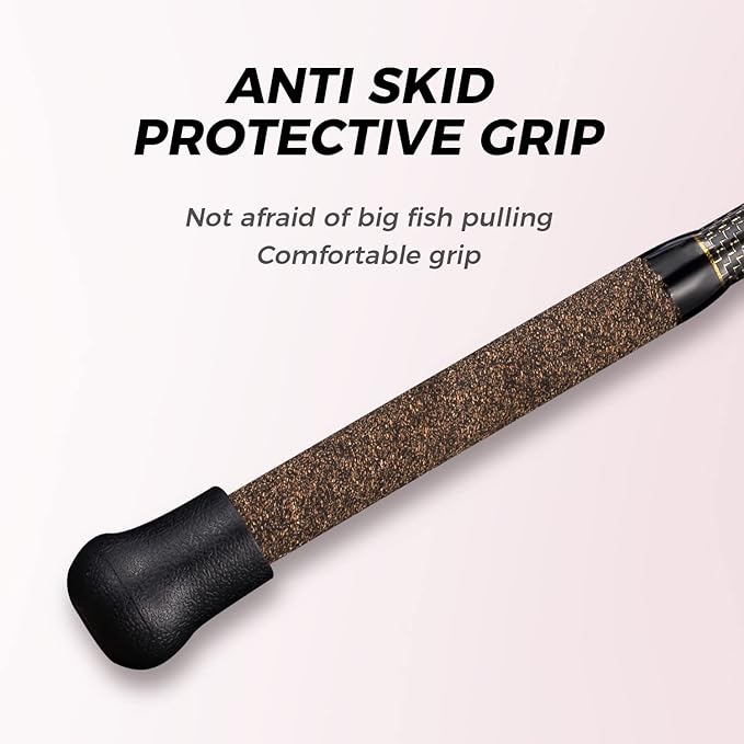 BERRYPRO Surf Rod Pure Carbon Surf Spinning Rod Graphite Surf Fishing Rod (9'/10'/11'/12')