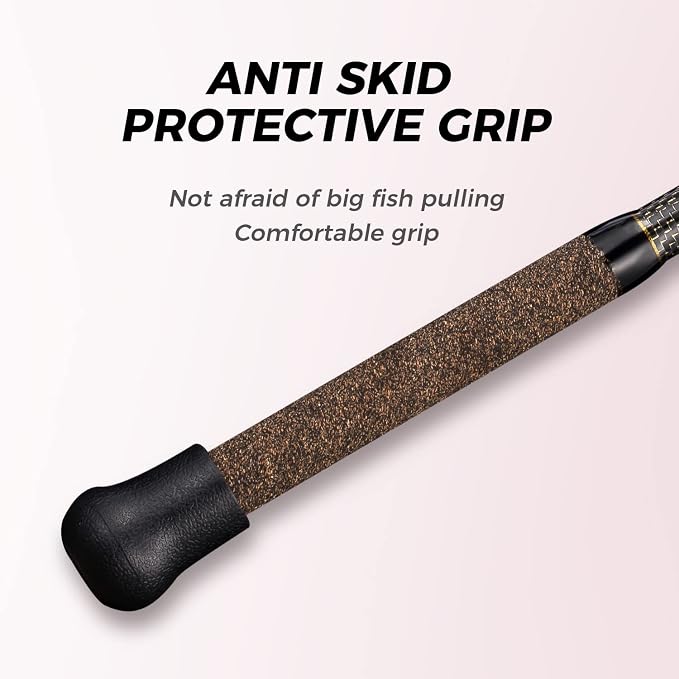 BERRYPRO Surf Rod Pure Carbon Surf Spinning Rod Graphite Surf Fishing Rod (9'/10'/11'/12')