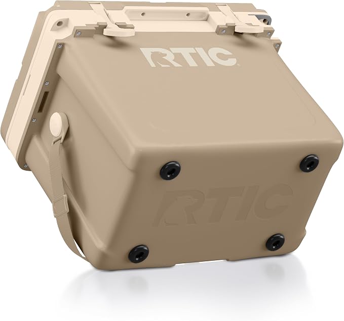 RTIC Ultra-Light Hard Cooler Insulated Portable Ice Chest Box for Drink, Beverage, Beach, Camping, Picnic, Fishing, Boat, Barbecue, 30% Lighter Than Rotomolded Coolers