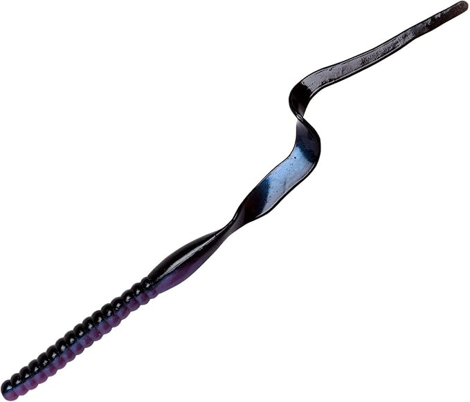 YUM Ribbontail Worm Curly-Tail Swim-Bait Bass Fishing Lure