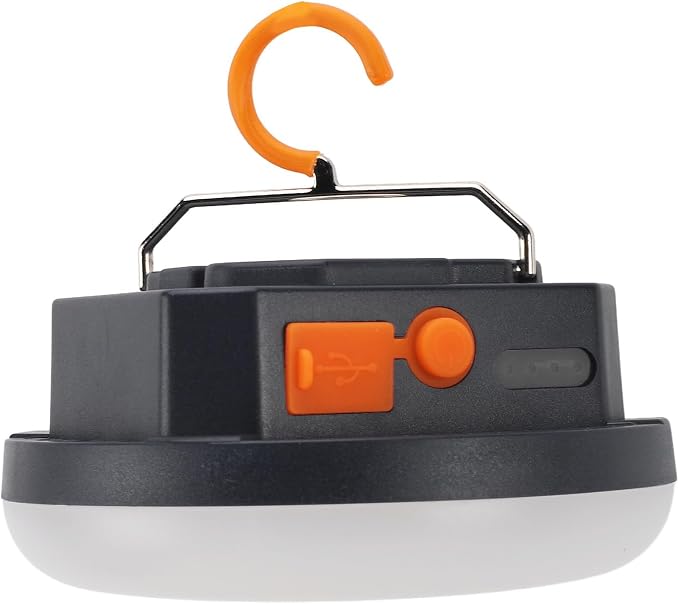 Fydun Rechargeable LED Lantern for Cam, 4800mAh Light for Fishing, Maintenance & Outdoor Use - Portable Battery Operated Tent Light with Hooks