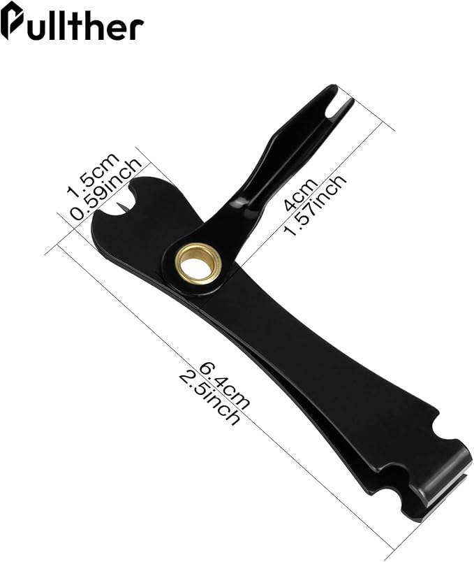 Fishing Knot Tying Tool, Multifunctional Fly Fshing Nippers,3 in 1 Fly Fishing Line Cutter with Retractor