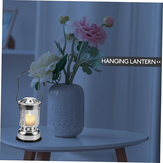 Camping Lamp Retro Outdoor Candle Stand Lightweight and Sturdy Lantern for Night Fishing