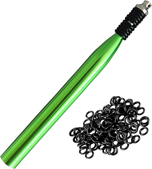 Wacky Rigging Tool, Fishing Bait Rigs, Wacky Rig Ring Tool with 70PCS Worm O-Rings, Wacky Worm Kit for Senko Neko Finesse Stick Soft Baits