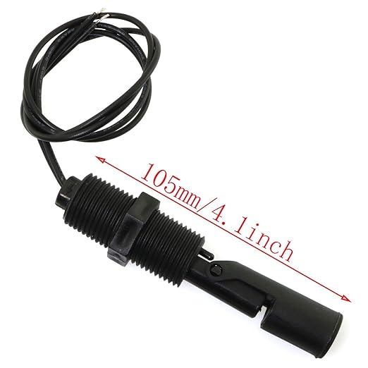Water Pool Level Sensor 3PCS Aquarium Tank Side Mounted Horizontal Liquid Float Switch Black