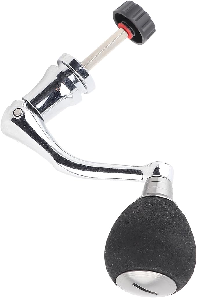 Ejoyous Fishing Reel Handle Replacement, Reel Replacement Power Handle, Metal Hex Trunk Rocker Arm Grip, Fishing Spin Reel Handle Grip Power Handle Reel Accessory