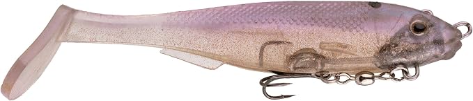 Strike King Final Copy Fishing Lure, Pre-Rigged Soft Plastic Swimbait, Free-Swinging Size 4 Treble Hook, Belly Magnetic Hook Keeper, 7/8-Ounce