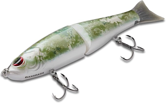 Bassdash SwimShad Glide Baits Jointed Swimbait Bass Pike Salmon Trout Muskie Fishing Lure