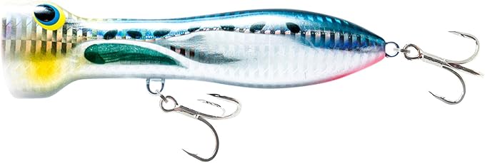 Nomad Design Chug Norris Topwater Popper Lure Collection – Floating Offshore Saltwater Surface Fishing Plug - Durable HD Body for Big Game - Realistic Splash & Erratic Action