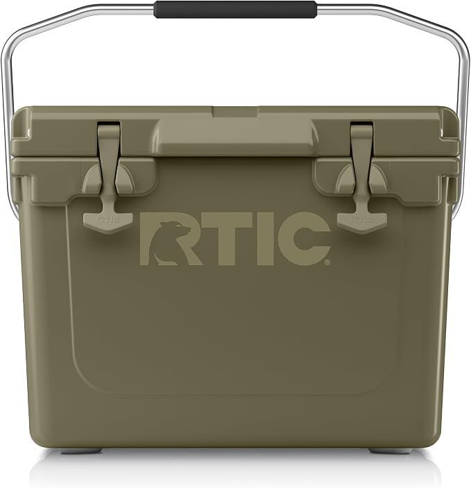 RTIC Ultra-Tough Cooler, Hard Insulated Ice Chest Box for Beach, Drink, Beverage, Camping, Picnic, Fishing, Boat, Barbecue