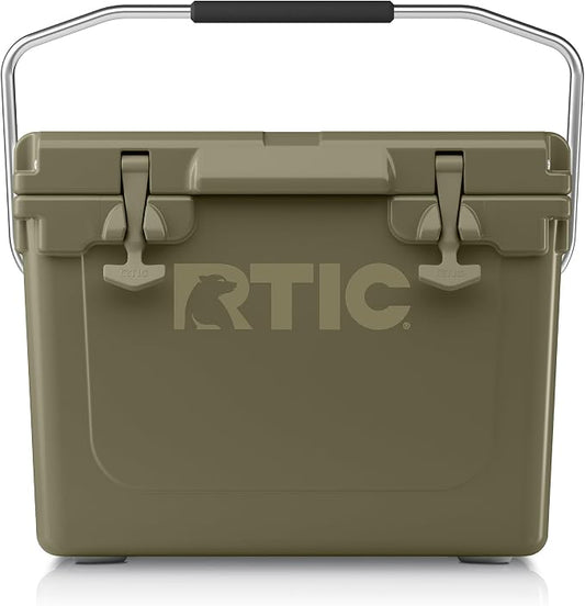 RTIC Ultra-Tough Cooler, Hard Insulated Ice Chest Box for Beach, Drink, Beverage, Camping, Picnic, Fishing, Boat, Barbecue