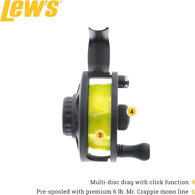 Lew's Crappie Thunder Solo Crappie Reel