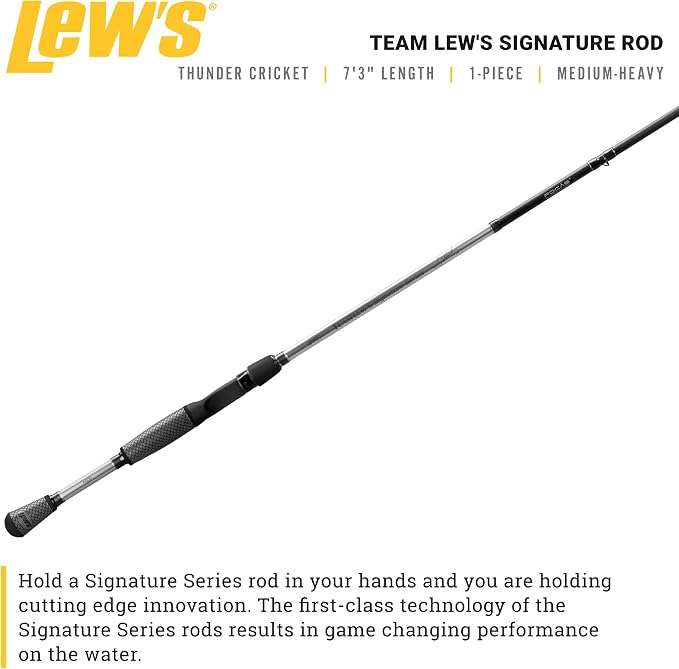 Lew's American Hero Tier 1 Casting Fishing Rod, HM50 Graphite Blank with Stainless Steel Guides, Split Grip EVA Handle, Multicam