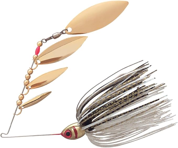 Booyah Shad Blade-Bait Fishing Lure, Pearl Shiner, Mini Shad (3/16 oz)