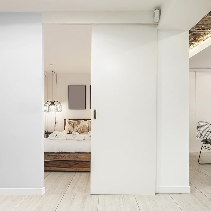 VEVOR Sliding Pocket Door Hardware Track Kit, 5.73ft Heavy Duty Pocket Door Hardware Kit, Commercial Grade Pocket Door Hardware and Track Set for 24"-36" Wide Single Door, Smoothly and Easy to Install