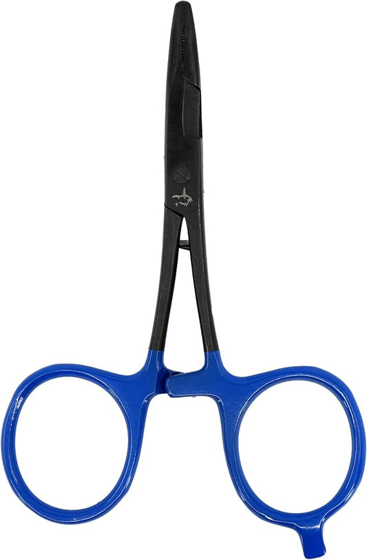 Kingfisher Fishing Accessory Fly Fishing Scissor Clamp Forcept Hemostat for Fly Fishing Hook Removal, Straight